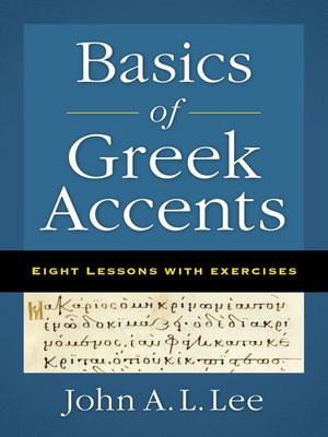cover image of Basics of Greek Accents